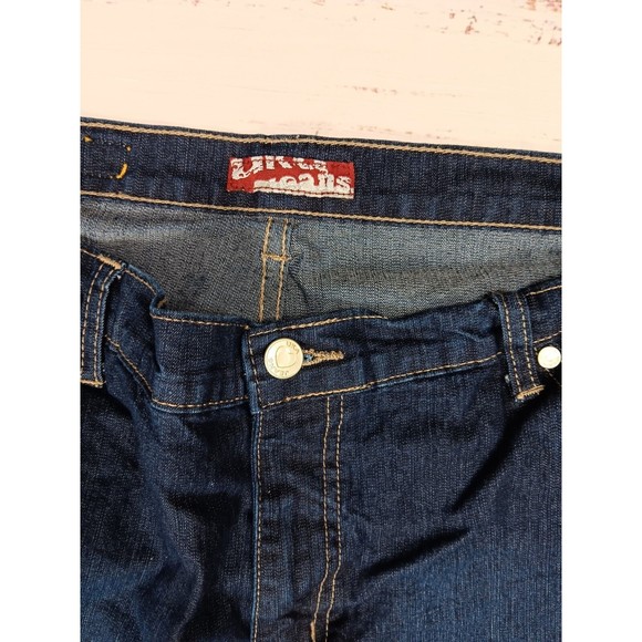 UKA JEANS women's 18A blue jeans pants High Rise Cotton Blend Stretch - Picture 6 of 8